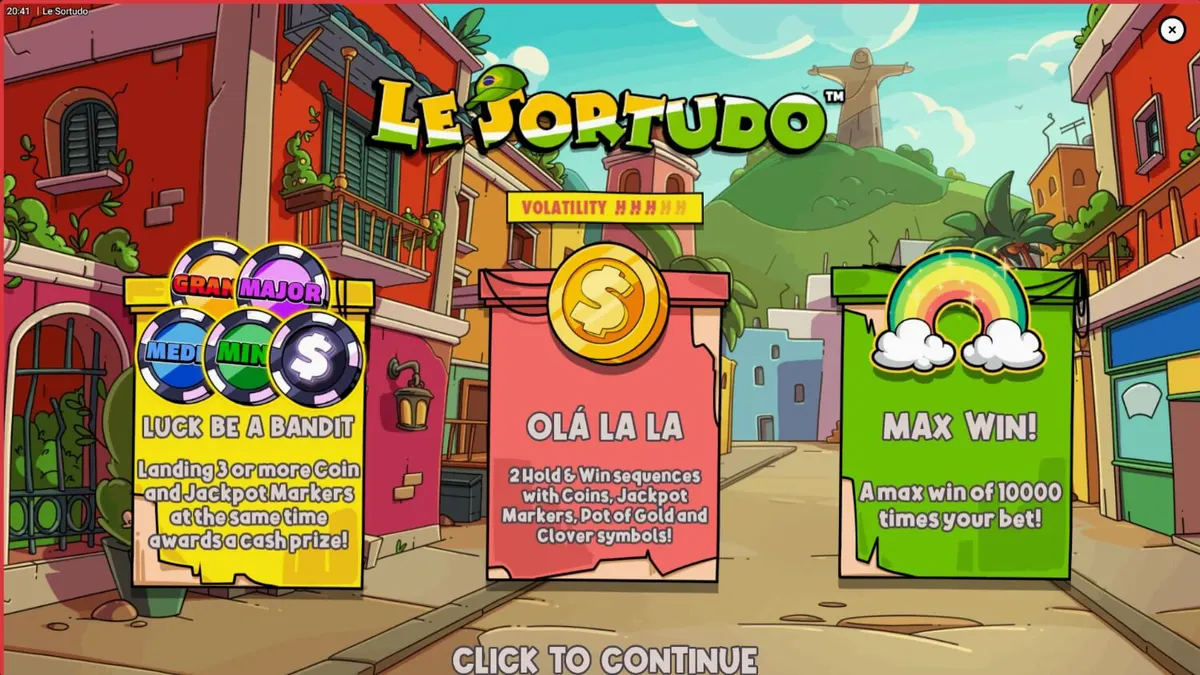 Smokey si rakun dalam slot Le Sortudo dengan latar belakang karnaval Brasil